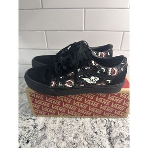 Vans Old Skool Glow Frights Slip On Halloween Shoes Men's Size 9 Women's 10.5‎